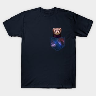 Cosmic Ferret Pocket T-Shirt